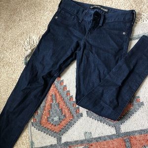Express Dark Wash 00s Skinny Jeans